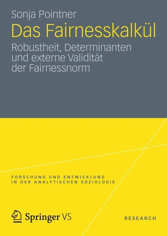 Das Fairnesskalkül