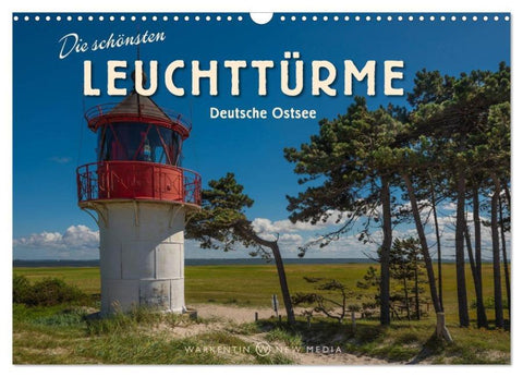 Die schönsten Leuchttürme - Deutsche Ostsee (Wandkalender 2026 DIN A3 quer), CALVENDO Monatskalender