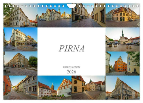 Pirna Impressionen (Wandkalender 2026 DIN A4 quer), CALVENDO Monatskalender