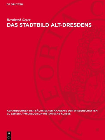 Das Stadtbild Alt-Dresdens