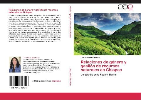 Relaciones de género y gestión de recursos naturales en Chiapas