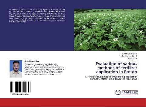 Evaluation of various  methods of fertilizer application in Potato