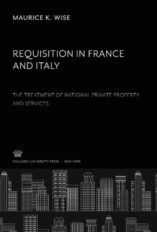 Requisition in France. and Italy