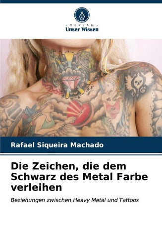 Die Zeichen, die dem Schwarz des Metal Farbe verleihen