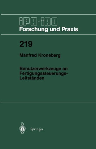 Benutzerwerkzeuge an Fertigungssteuerungs-Leitständen