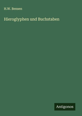 Hieroglyphen und Buchstaben