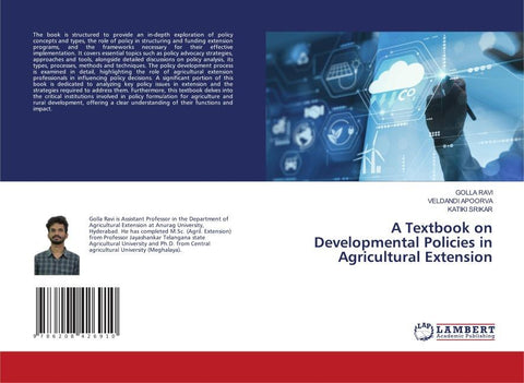 A Textbook on Developmental Policies in Agricultural Extension