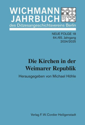 Wichmann-Jahrbuch des Diözesangeschichtsvereins Berlin