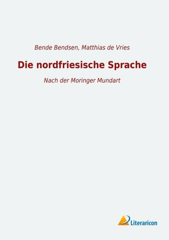 Die nordfriesische Sprache