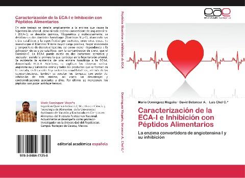 Caracterización de la ECA-I e Inhibición con Péptidos Alimentarios