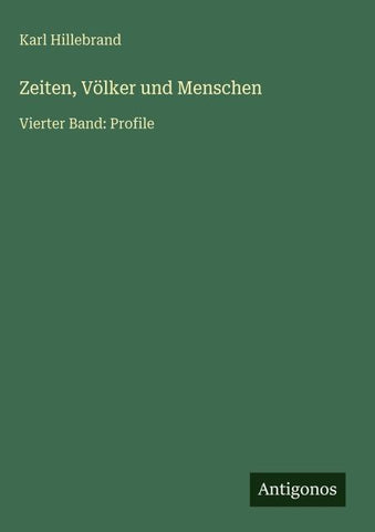 Zeiten, Völker und Menschen