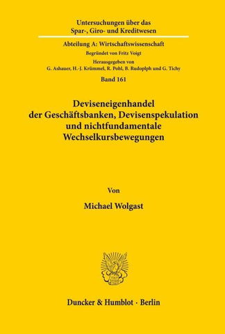 Deviseneigenhandel der Geschäftsbanken, Devisenspekulation und nichtfundamentale Wechselkursbewegungen.
