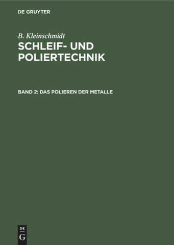 Das Polieren der Metalle