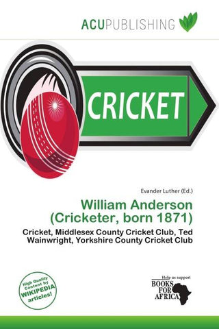 William Anderson (Cricketer, born 1871)