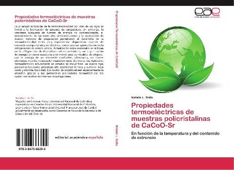 Propiedades termoeléctricas de muestras policristalinas de CaCoO-Sr