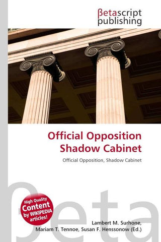 Official Opposition Shadow Cabinet