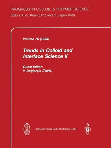 Trends in Colloid and Interface Science II