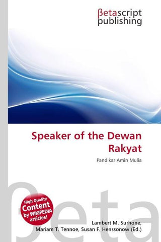 Speaker of the Dewan Rakyat