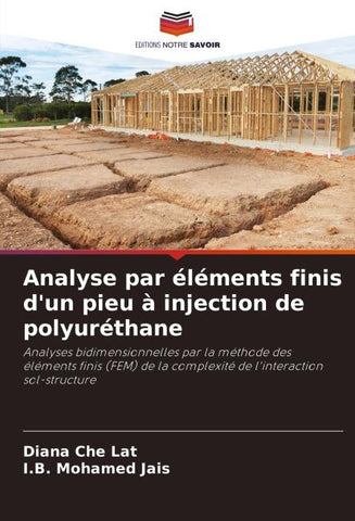 Analyse par éléments finis d'un pieu à injection de polyuréthane