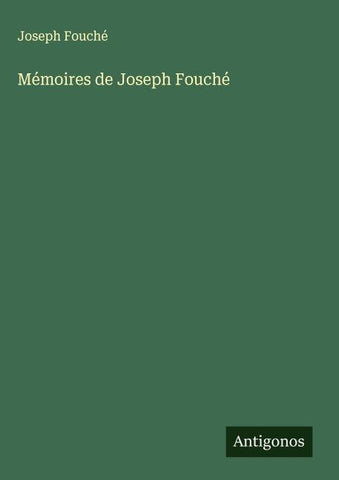 Mémoires de Joseph Fouché