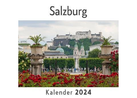 Salzburg (Wandkalender 2024, Kalender DIN A4 quer, Monatskalender im Querformat mit Kalendarium, Das perfekte Geschenk)