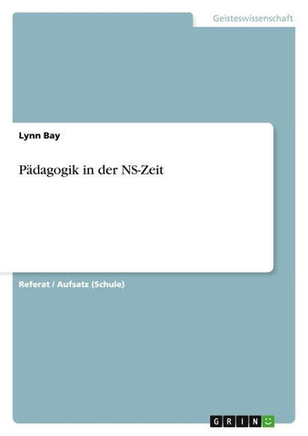 Pädagogik in der NS-Zeit