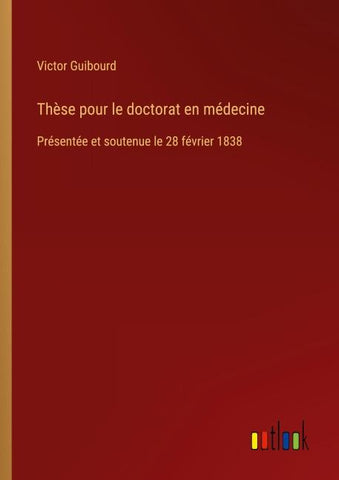 Thèse pour le doctorat en médecine
