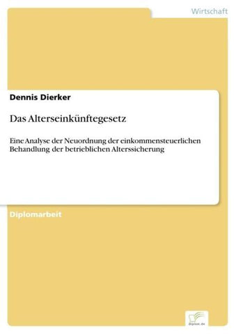 Das Alterseinkünftegesetz