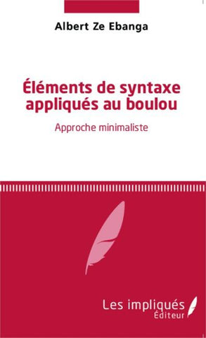 Eléments de syntaxe appliqués au boulou