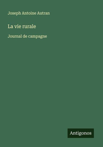 La vie rurale