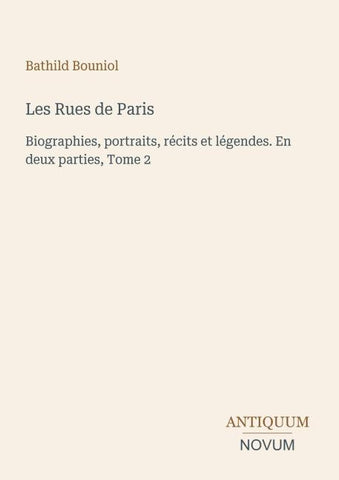 Les Rues de Paris