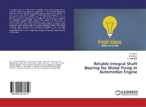 Reliable Integral Shaft Bearing for Water Pump in Automotive Engine