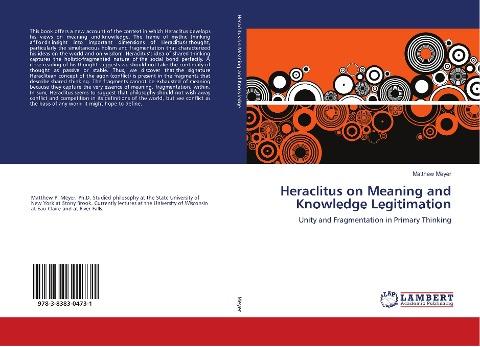 Heraclitus on Meaning and Knowledge Legitimation