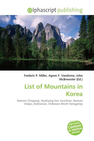 List of Mountains in Korea