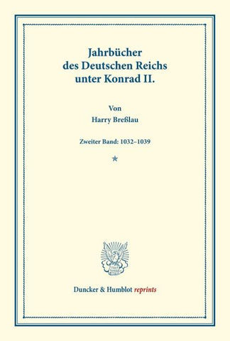 Jahrbücher des Deutschen Reichs unter Konrad II.