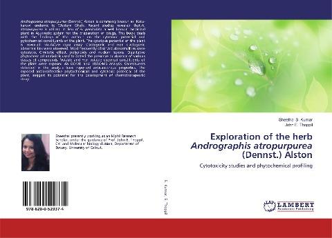 Exploration of the herb Andrographis atropurpurea (Dennst.) Alston