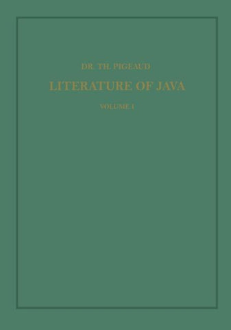 Synopsis of Javanese Literature 900–1900 A.D.