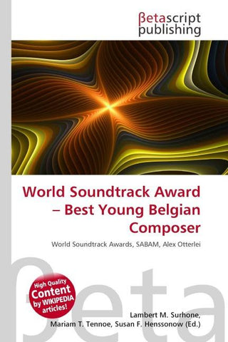 World Soundtrack Award - Best Young Belgian Composer