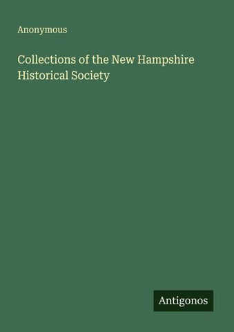 Collections of the New Hampshire Historical Society