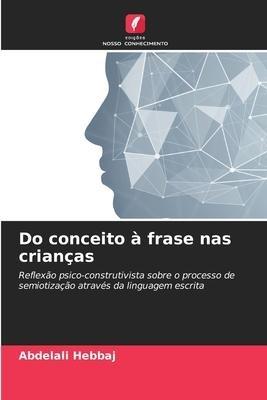 Do conceito à frase nas crianças