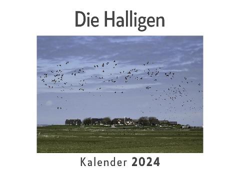 Die Halligen (Wandkalender 2024, Kalender DIN A4 quer, Monatskalender im Querformat mit Kalendarium, Das perfekte Geschenk)