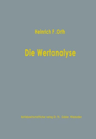 Die Wertanalyse