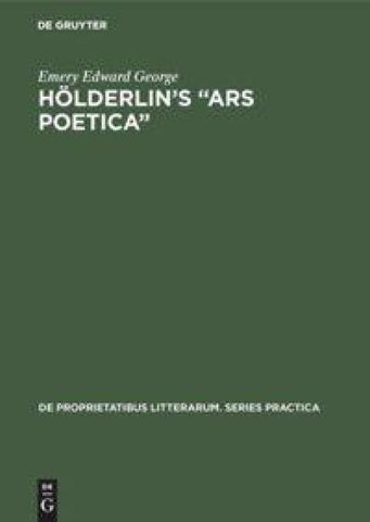Hölderlin’s “Ars poetica”