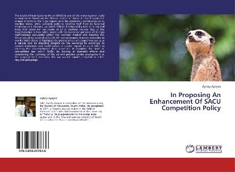 In Proposing An Enhancement Of SACU Competition Policy