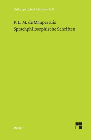 Sprachphilosophische Schriften