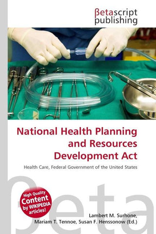 National Health Planning and Resources Development Act