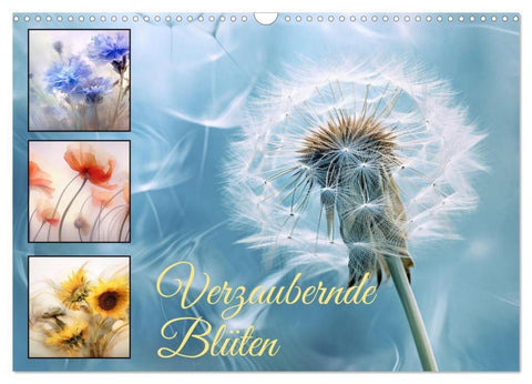 Verzaubernde Blüten (Wandkalender 2026 DIN A3 quer), CALVENDO Monatskalender