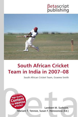 South African Cricket Team in India in 2007-08