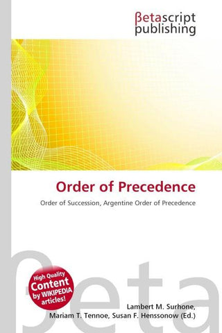 Order of Precedence