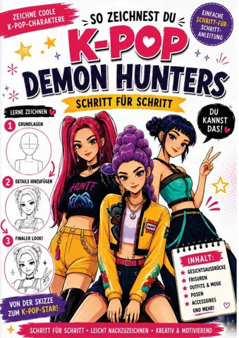Kpop Demon Hunters Zeichenbuch